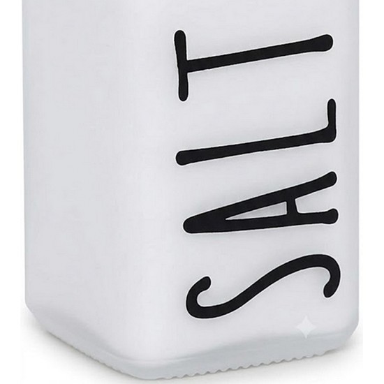 Saleiro 80ml Branco Manhattan em Vidro e Inox Hauskraft